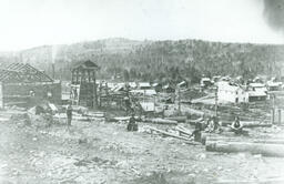 Early view of Iron Mountain facing west toward Pine Mountain