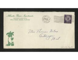 C.H. Burdick to Maud Wilcox, 1956-03-12