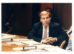 Edward Havlik in a Board of Control Meeting (Part of the NMU Historic Photographs Collection)