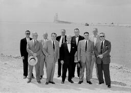 Dignitaries related to Mackinac Bridge construction (15 of 34)