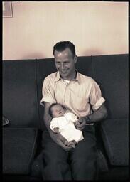 (191-001) Cy Clark and Baby