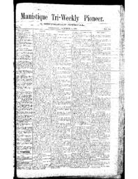 Manistique Tri-Weekly Pioneer, 1888-10-04