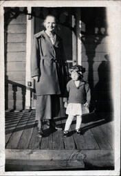 Woman with Little Girl in Hat