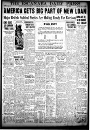 The Escanaba Daily Press, 1924-10-12