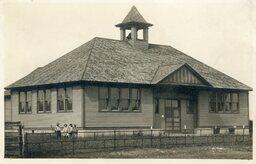 Thompson Grade School #1 Building Postcard