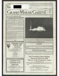 Grand Marais Gazette, 2008-03-20