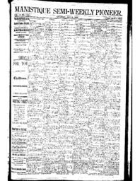 Manistique Semi-Weekly Pioneer, 1893-07-15