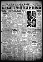 The Escanaba Daily Press, 1932-09-20