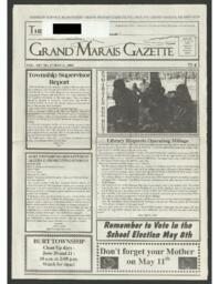 Grand Marais Gazette, 2008-05-01