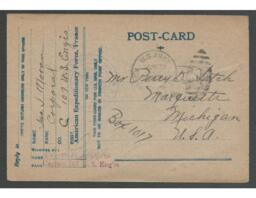 Jim Moran to Perry Hatch, 1918-06-18