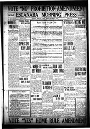 Escanaba Morning Press, 1916-11-05