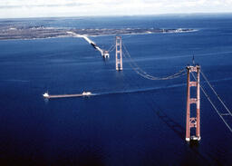 Cable spinning operation for Mackinac Bridge (9 of 12)