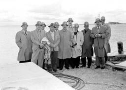 Dignitaries related to Mackinac Bridge construction (22 of 34)