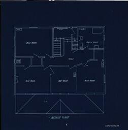 Baltic Mine Clerk's Residence Remodeled Second Floor Plan