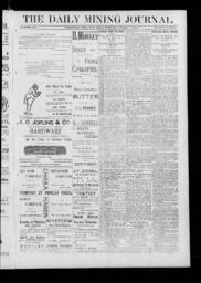 The Daily Mining Journal, 1892-10-19