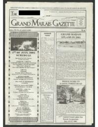 Grand Marais Gazette, 2001-07-05