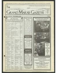 Grand Marais Gazette, 2001-12-06