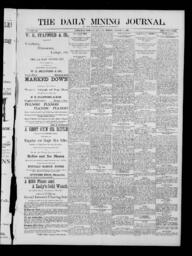 The Daily Mining Journal, 1886-01-09