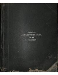 Thompson Township Assessment Roll, 1939