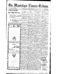 The Manistique Pioneer-Tribune, 1896-12-25