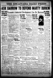 The Escanaba Daily Press, 1926-01-22