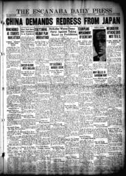 The Escanaba Daily Press, 1931-09-29