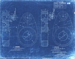 Stroke Crank for 22? x 44? and 48? Engine Corliss Engine