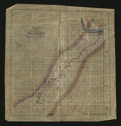 Map of Survey of a Portion of the Houghton and Ontonagon Counties' State Road