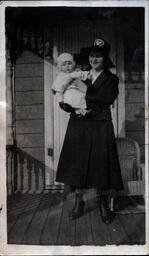 Woman in Hat with Baby