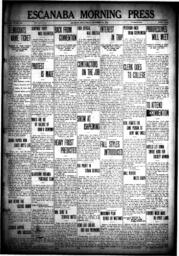 Escanaba Morning Press, 1912-09-27