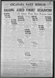 Escanaba Daily Mirror, 1923-11-07