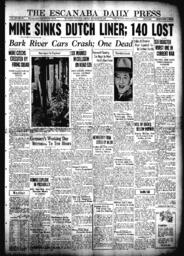 The Escanaba Daily Press, 1939-11-19