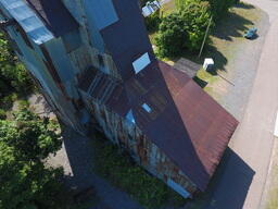 Drone's Eye View of the Champion Mine #4 Shaft House, 2018-09-03 (20 of 65)