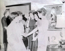 (666-02) AAUW Reception at the Harden Residence May 8, 1961