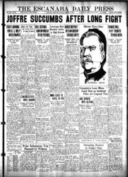 The Escanaba Daily Press, 1931-01-04