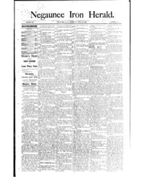 Negaunee Iron Herald, 1885-04-23