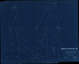 Champion Mill Head Frame for Intake Shaft Blueprint