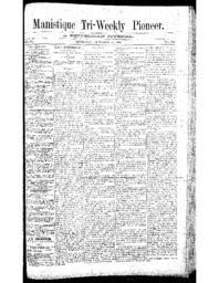 Manistique Tri-Weekly Pioneer, 1888-10-11