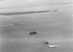 Aerial View of Mackinac Bridge Construction (19 of 77)