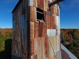 Drone's Eye View of the Champion Mine #4 Shaft House, 2017-10-11 (8 of 32)