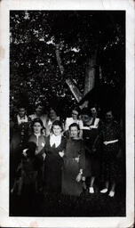 Group of Women with Dog