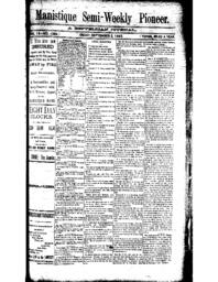 Manistique Semi-Weekly Pioneer, 1892-09-02