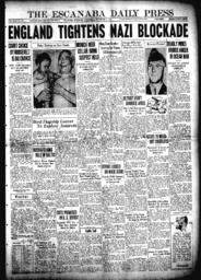 The Escanaba Daily Press, 1939-11-22