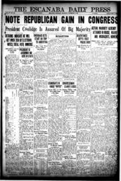 The Escanaba Daily Press, 1924-11-06