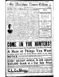 The Manistique Pioneer-Tribune, 1910-11-25