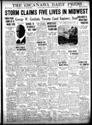 The Escanaba Daily Press, 1928-01-22