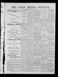 The Daily Mining Journal, 1886-01-08