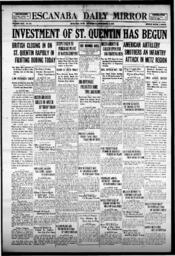 Escanaba Daily Mirror, 1918-09-18