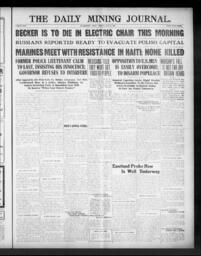 The Daily Mining Journal, 1915-07-30