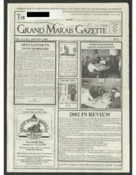 Grand Marais Gazette, 2003-01-02